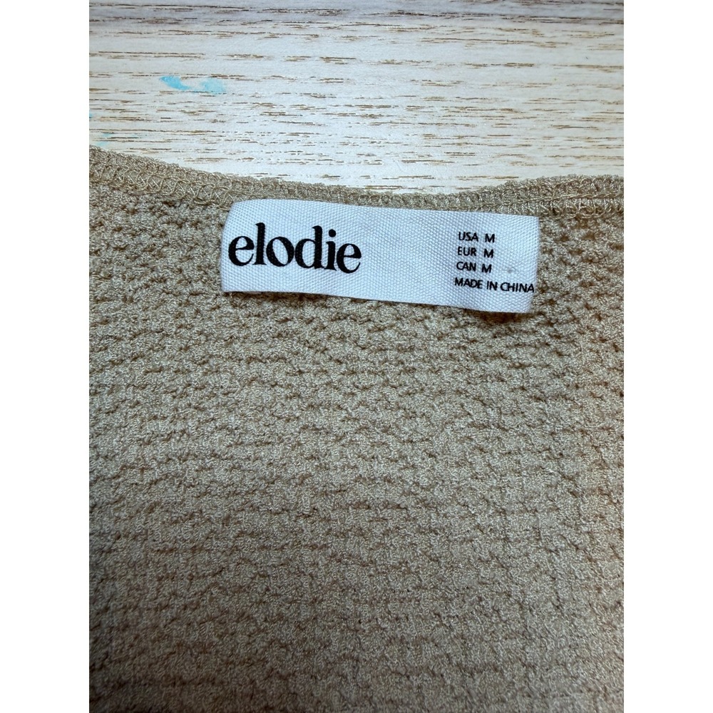 Anthropologie Elodie Top Women M Sleeveless Tank Square neck Elegant - Picture 2 of 7